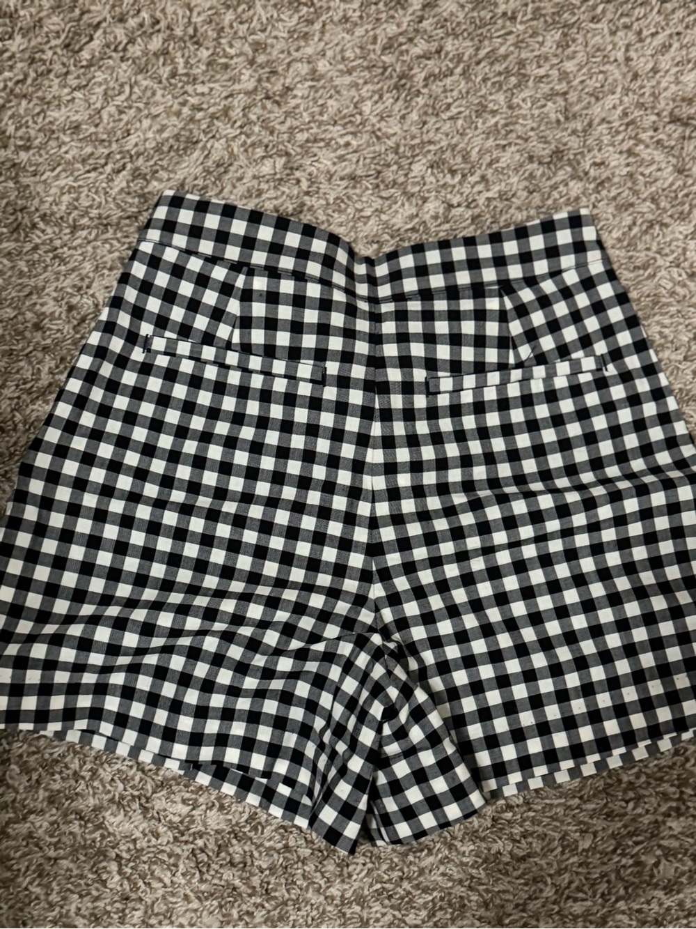 Madewell Black & White Gingham Pleated Skort - Picture 6 of 6